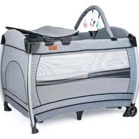 Comfymax 70X110 Steel Grey Power Park Yatak Oyun Parkı