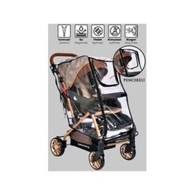 Comfymax Tam Yatar Wood Brown Baston Bebek Arabası