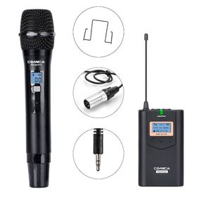 Comica CVM-WM100H Kablosuz El Mikrofonu ile UHF 48 Kanal Verici