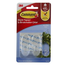 Command 17091 Orta Boy Şeffaf Askı