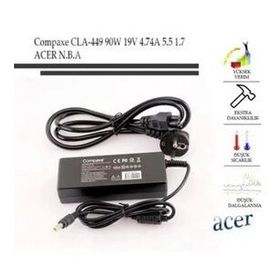 Compaxe Cla-451 180W 19.5v 9.23a 5.5-1.7 Acer Notebook Adaptörü