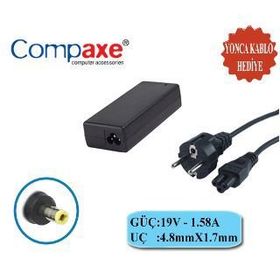 Compaxe CNH 158 Hp 30w 19v 1.58a 4.8 1.7 Notebook Adaptörü