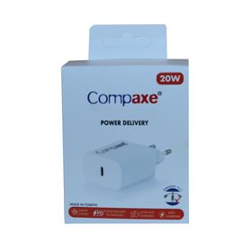 Compaxe CTA-200C PD USB-C 3.0 20 W Ev Şarj Kafası