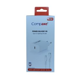 Compaxe CTA-200TI 20 W 5 V 3 A PD Kafa ve Type-C Şarj Kablosu