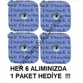 Compex Dura Stick 5x5 Kare Çıtçıtlı Elektrod Çıt Çıtlı Tens Pedi