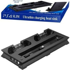 Comse YH-15 Siyah PS4 Slim Multi Fonksiyonel Fan ve Gamepad Şarjlı Stand