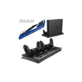 Comse YH-15 Siyah PS4 Slim Multi Fonksiyonel Fan ve Gamepad Şarjlı Stand