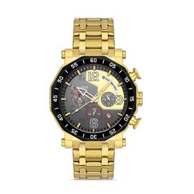 Comwatch 3005-GBKG Çelik Kordon Analog Cronolu Kol Saati