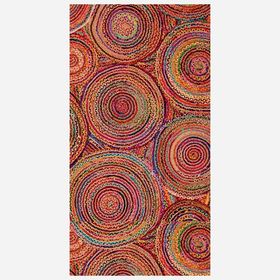 Concepta J21 Baskılı Jüt 80x300 cm Kilim