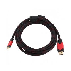 Concord 1.5 mt Siyah Kırmızı Ses ve Görüntü Aktarım HDMI Kablo