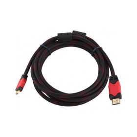 Concord 1.5 mt Siyah Kırmızı Ses ve Görüntü Aktarım HDMI Kablo