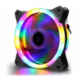 Concord C-892 Rgb 3 Renk Rainbow Gökkuşağı 12 cm Kasa Geniş Fan