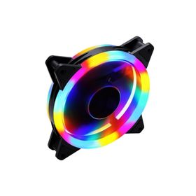 Concord C-892 Rgb 3 Renk Rainbow Gökkuşağı 12 cm Kasa Geniş Fan