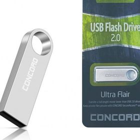 Concord C-U128 128GB Metal Cep 2.0 Flash Bellek - Gri