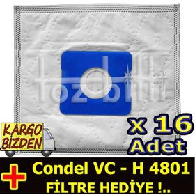 Condel VC-H 4201 20 li Süpürge Toz Torbası