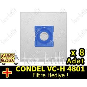 Condel VC-H 4801 20 li Süpürge Toz Torbası