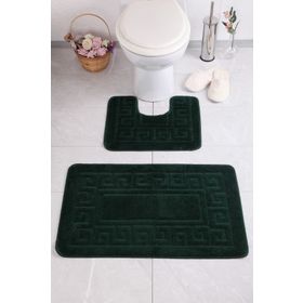 Confetti Ethnic Nefti Yeşili 50x80 cm Banyo Halısı