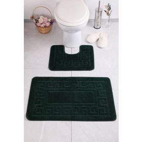 Confetti Ethnic Nefti Yeşili 50x80 cm Banyo Halısı