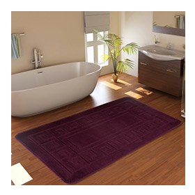 Confetti Ethnic Patlıcan 60x100 cm Banyo Paspası