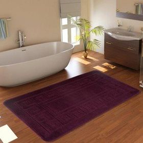 Confetti Ethnic Patlıcan 60x100 cm Banyo Paspası