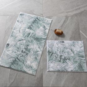 Confetti Jungle 57x100-50x57 cm Yeşil Banyo Halısı