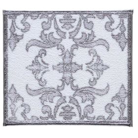 Confetti Shabby Damask 57x100-50x57 cm Gri Banyo Halısı