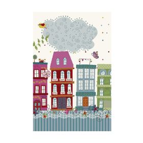 Confetti Sweet Home Oymalı Pembe 100x150 cm Çocuk Halısı