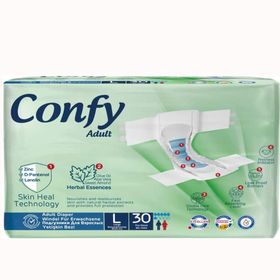 Confy Adult Straight Large Jumbo 30'lu Yetişkin Bez