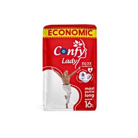 Confy Lady Maxi Extralong 16 Adet Hijyenik Ped