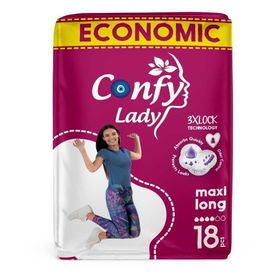 Confy Lady Maxi Long 18 Adet Hijyenik Ped