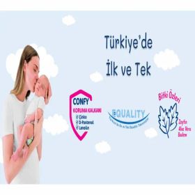 Confy Premium No:1 Yenidoğan 210 Adet Bebek Bezi