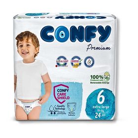 Confy Premium No:6 XLarge 24 Adet Bebek Bezi
