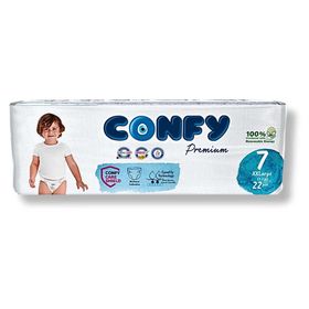 Confy Premium No:7 XXLarge 22 Adet Bebek Bezi