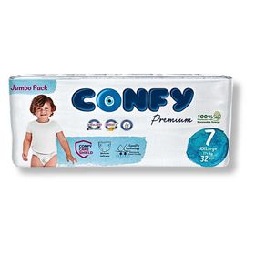 Confy Premium No:7 XXLarge 32 Adet Bebek Bezi