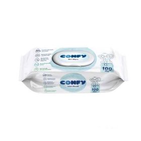 Confy Premium Soft Care 100 Adet 12 Paket 1200 Yaprak Islak Mendil