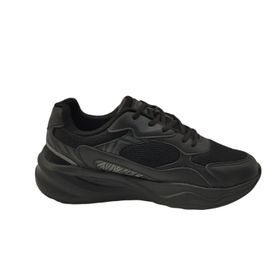 Conpax 5626Z Ortopedik Bağcıklı Hafif Taban Günlük Siyah Kadın Sneaker Spor Ayakkabı