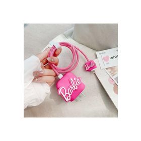 Constrain iPhone 18W 20W İle Uyumlu Barbie Şarj Kablosu Koruyucu