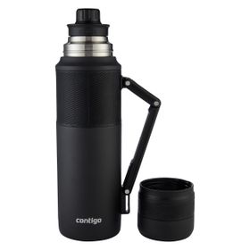 Contigo 1.2 lt Siyah Thermal Bardaklı Çelik Termos