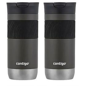 Contigo Byron Pro Snapseal 470 ml Antrasit 2'li Paket Termos Bardak