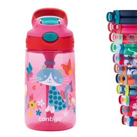 Contigo Gizmo Flip Kedicikler Tritan 420 ml Pembe Çocuk Suluğu