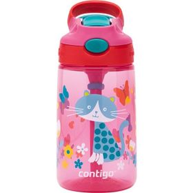 Contigo Gizmo Flip Kedicikler Tritan 420 ml Pembe Çocuk Suluğu