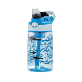 Contigo Gizmo Flip Pro Sharks Tritan 420 ml Açık Mavi Çocuk Matara