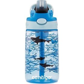 Contigo Gizmo Flip Pro Sharks Tritan 420 ml Açık Mavi Çocuk Matara