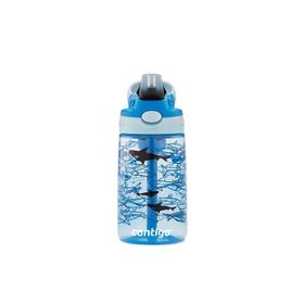 Contigo Gizmo Flip Pro Sharks Tritan 420 ml Açık Mavi Çocuk Suluğu