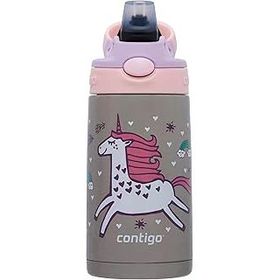 Contigo Gizmo Flip Unicorn Çelik 420 ml Pembe Çocuk Suluğu