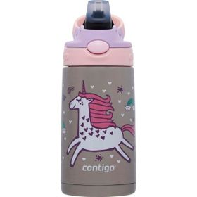 Contigo Gizmo Flip Unicorn Çelik 420 ml Pembe Çocuk Suluğu