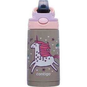 Contigo Gizmo Flip Unicorn Çelik 420 ml Pembe Çocuk Suluğu