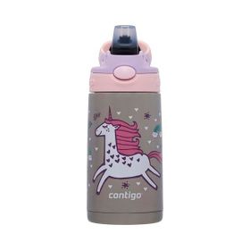 Contigo Gizmo Flip Unicorn Çelik 420 ml Pembe Çocuk Suluğu