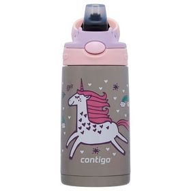 Contigo Gizmo Flip Unicorn Çelik 420 ml Pembe Çocuk Suluğu
