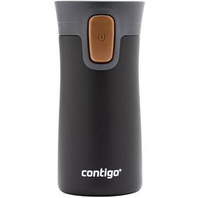 Contigo Pinnacle Snapseal 300 ml Siyah Kahverengi Paslanmaz Çelik Yalıtımlı Termos